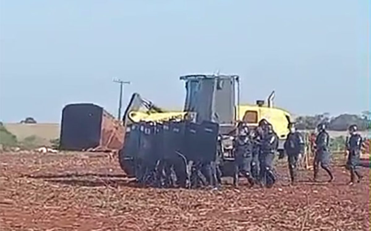 TRF determina saída da PM de fazenda ocupada por indígenas em MS